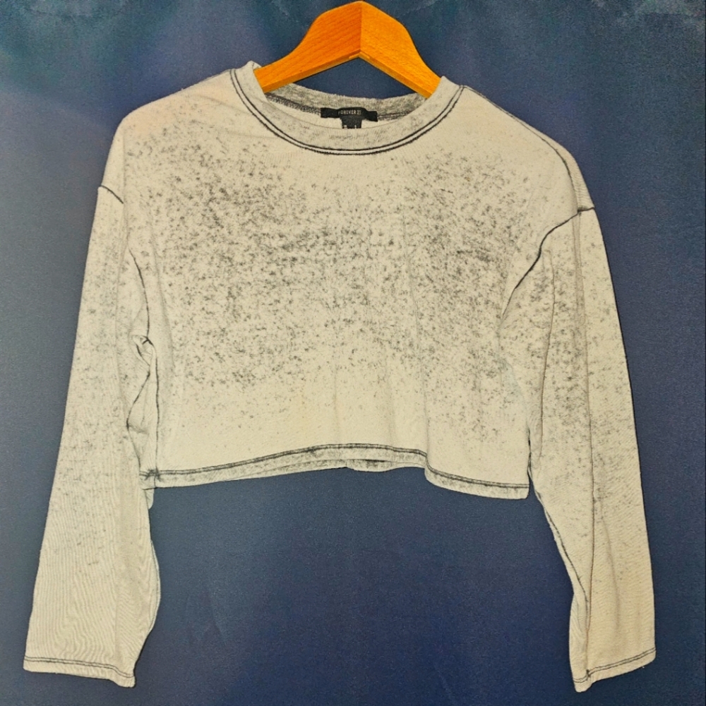 Sweater crop top